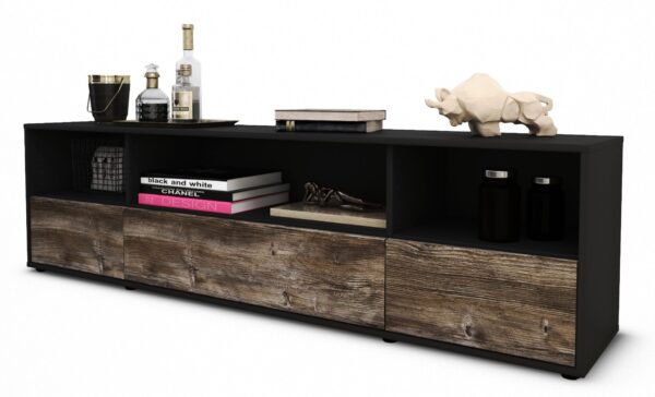 Lowboard Aurelia, Treibholz (180x49x35cm)