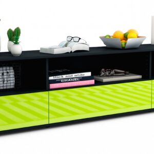 Lowboard Aurelia, Grün (180x49x35cm)