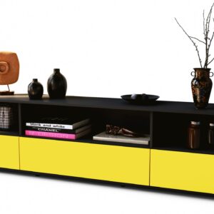 Lowboard Aurelia, Gelb (180x49x35cm)