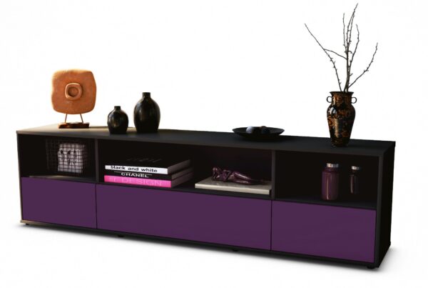Lowboard Aurelia, Lila (180x49x35cm)