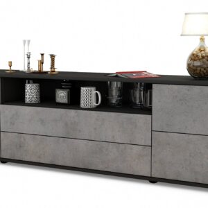 Lowboard Aurora, Beton (180x49x35cm)