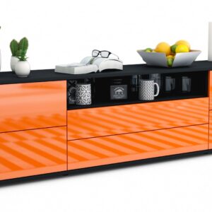 Lowboard Aurora, Orange (180x49x35cm)