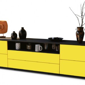 Lowboard Aurora, Gelb (180x49x35cm)