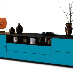 Lowboard Aurora, Türkis (180x49x35cm)