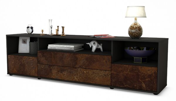 Lowboard Azula, Rost (180x49x35cm)
