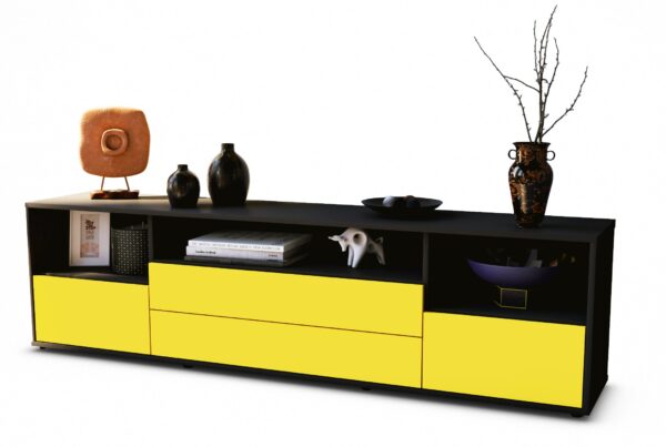 Lowboard Azula, Gelb (180x49x35cm)