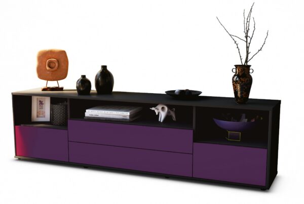Lowboard Azula, Lila (180x49x35cm)
