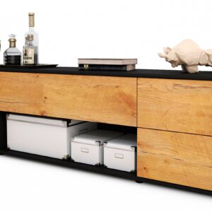 Lowboard Babetta, Eiche (180x49x35cm)