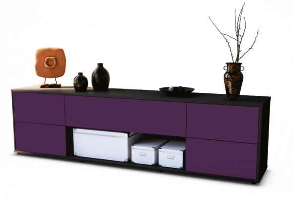 Lowboard Babetta, Lila (180x49x35cm)