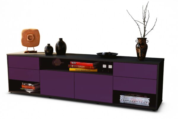 Lowboard Barbara, Lila (180x49x35cm)