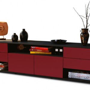 Lowboard Barbara, Bordeaux (180x49x35cm)
