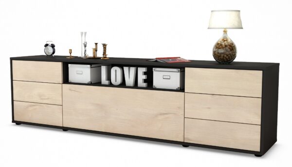 Lowboard Beatrice, Zeder (180x49x35cm)