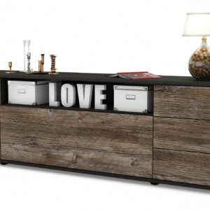 Lowboard Beatrice, Treibholz (180x49x35cm)