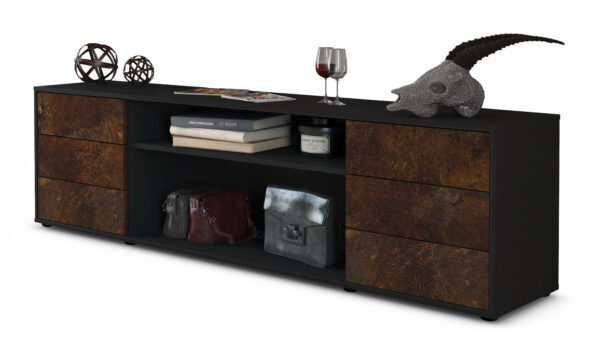 Lowboard Belinda, Rost (180x49x35cm)
