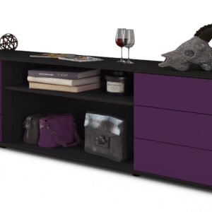 Lowboard Belinda, Lila (180x49x35cm)