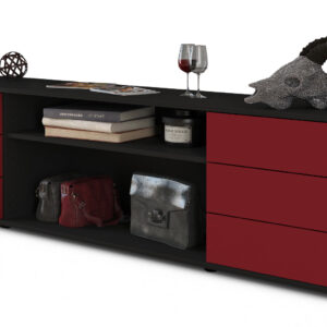 Lowboard Belinda, Bordeaux (180x49x35cm)