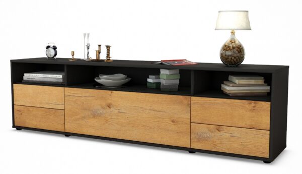 Lowboard Bella, Eiche (180x49x35cm)