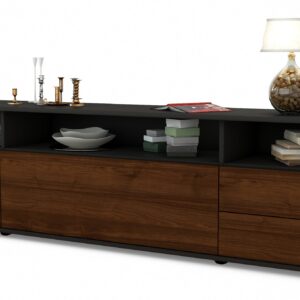 Lowboard Bella, Walnuss (180x49x35cm)