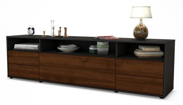 Lowboard Bella, Walnuss (180x49x35cm)