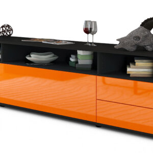 Lowboard Bella, Orange (180x49x35cm)
