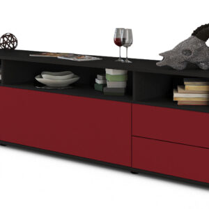 Lowboard Bella, Bordeaux (180x49x35cm)