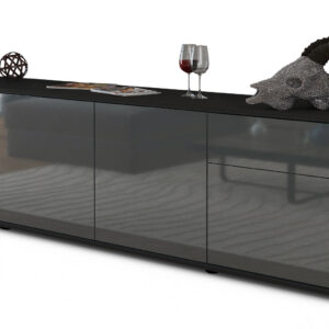 Lowboard Benedetta, Grau (180x49x35cm)