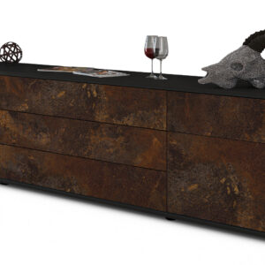 Lowboard Benita, Rost (180x49x35cm)