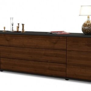 Lowboard Benita, Walnuss (180x49x35cm)