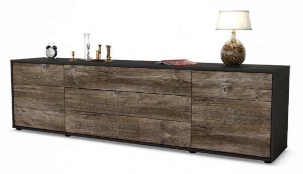 Lowboard Benita, Treibholz (180x49x35cm)