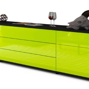 Lowboard Benita, Grün (180x49x35cm)