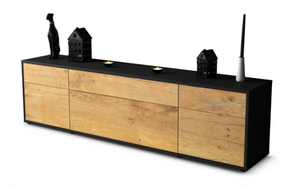 Lowboard Beppa, Eiche (180x49x35cm)