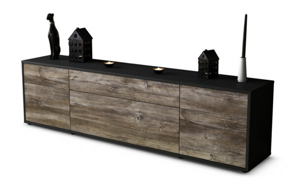 Lowboard Beppa, Treibholz (180x49x35cm)