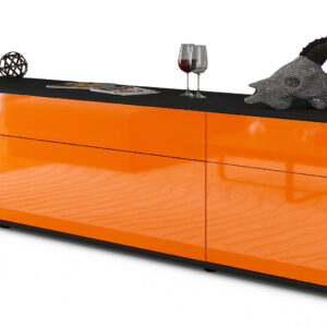 Lowboard Beppa, Orange (180x49x35cm)