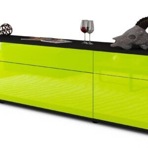 Lowboard Beppa, Grün (180x49x35cm)
