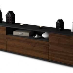 Lowboard Bernadetta, Walnuss (180x49x35cm)