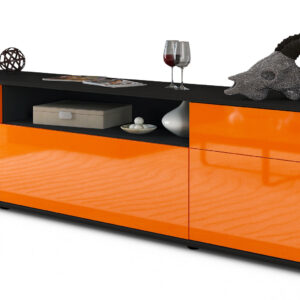 Lowboard Bernadetta, Orange (180x49x35cm)