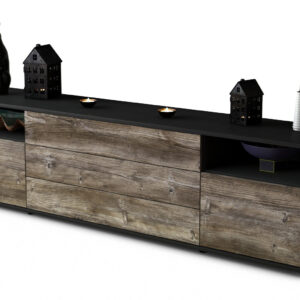 Lowboard Bettina, Treibholz (180x49x35cm)