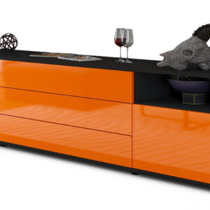 Lowboard Bettina, Orange (180x49x35cm)