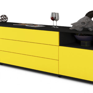 Lowboard Bettina, Gelb (180x49x35cm)