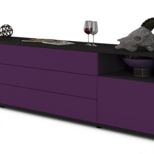 Lowboard Bettina, Lila (180x49x35cm)
