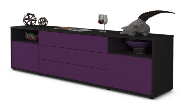 Lowboard Bettina, Lila (180x49x35cm)