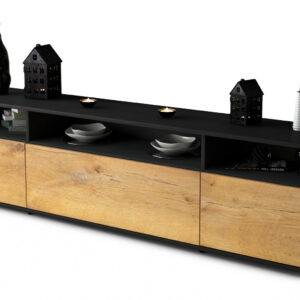 Lowboard Bianca, Eiche (180x49x35cm)