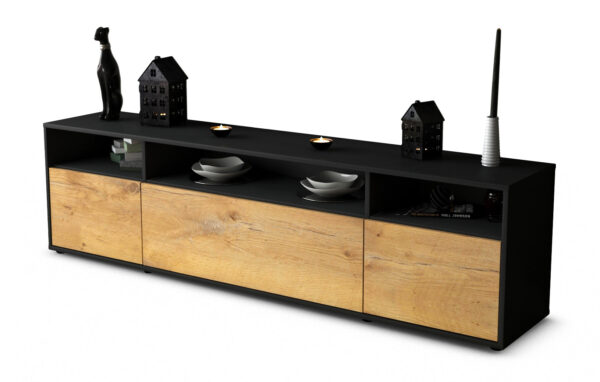 Lowboard Bianca, Eiche (180x49x35cm)
