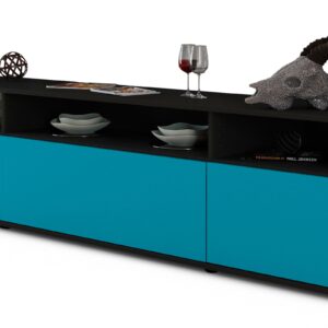 Lowboard Bianca, Türkis (180x49x35cm)