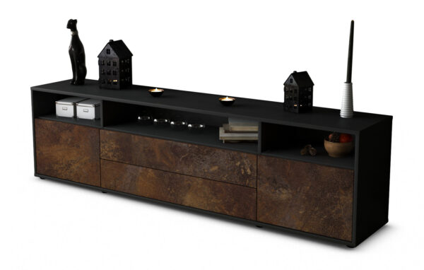Lowboard Biancaneve, Rost (180x49x35cm)