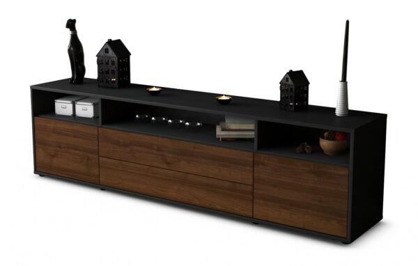 Lowboard Biancaneve, Walnuss (180x49x35cm)