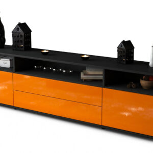 Lowboard Biancaneve, Orange (180x49x35cm)