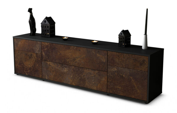 Lowboard Bibiane, Rost (180x49x35cm)