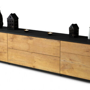 Lowboard Bibiane, Eiche (180x49x35cm)
