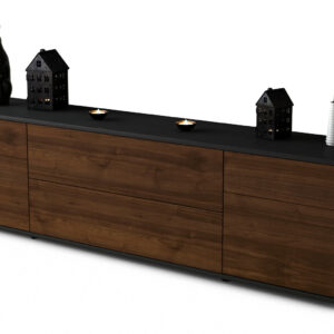 Lowboard Bibiane, Walnuss (180x49x35cm)